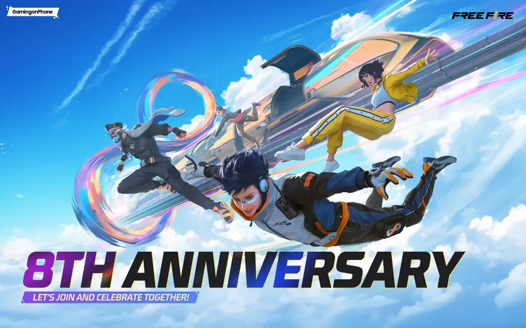 Free Fire 8th Anniversary Cover